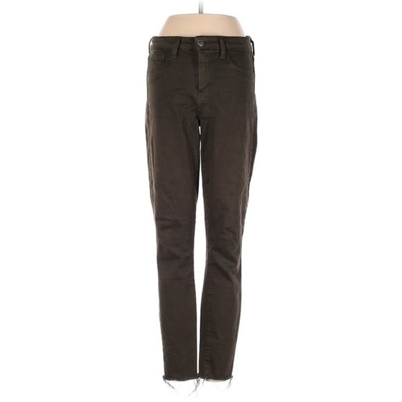 L'Agence Olive Stretch Denim Skinny Jeans High Rise Crop Jeans Sz 23-24 $345 - Picture 4 of 7